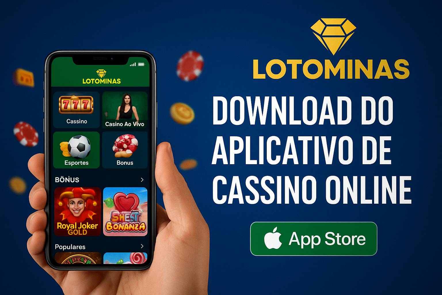 Baixar o LOTOMINAS Cassino App