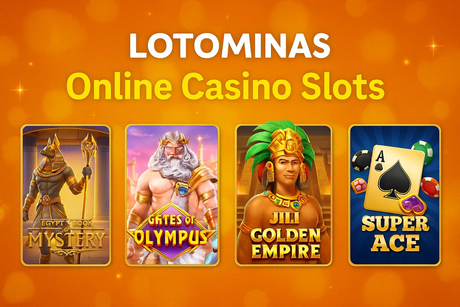 Jogos de Slot no Casino Online LOTOMINAS