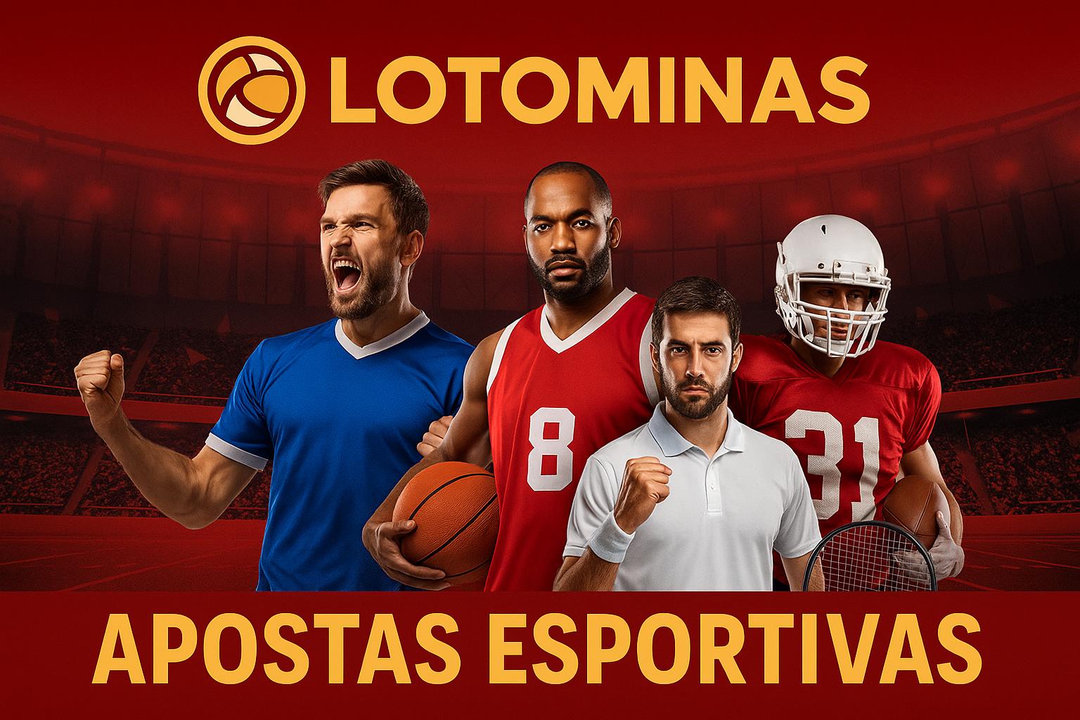 Apostas esportivas no cassino online LOTOMINAS